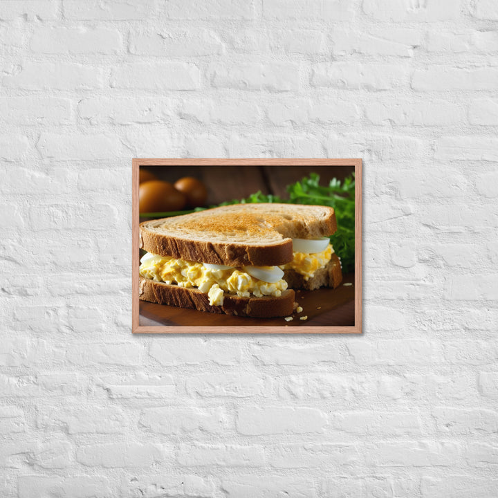 Egg Salad Sandwich Framed poster 🤤 from Yumify.AI