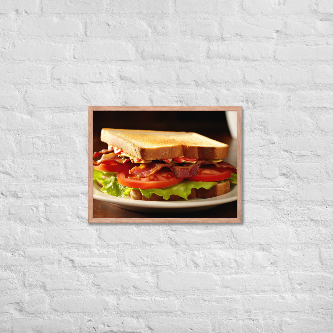 BLT Sandwich Framed poster 🤤 from Yumify.AI