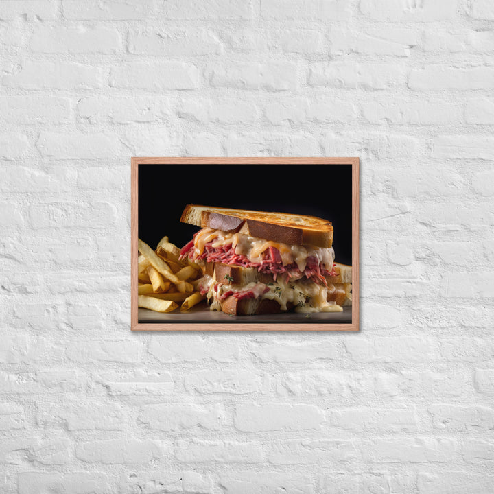 Ultimate Reuben Delight Framed poster 🤤 from Yumify.AI