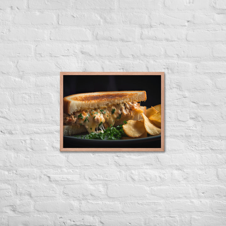 Toasty Tuna Melt Framed poster 🤤 from Yumify.AI