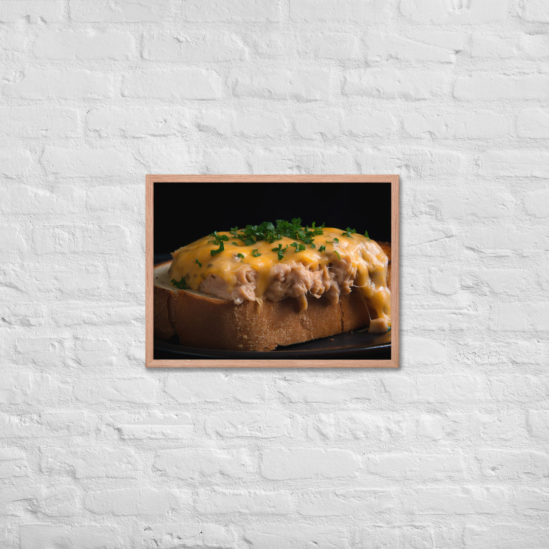 Toasty Tuna Melt Framed poster 🤤 from Yumify.AI