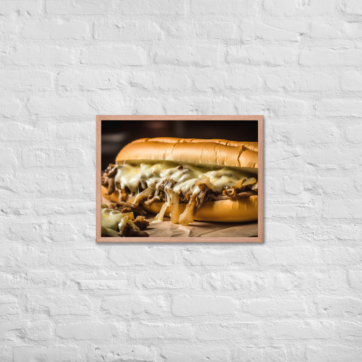 The Classic Philly Cheesesteak Framed poster 🤤 from Yumify.AI