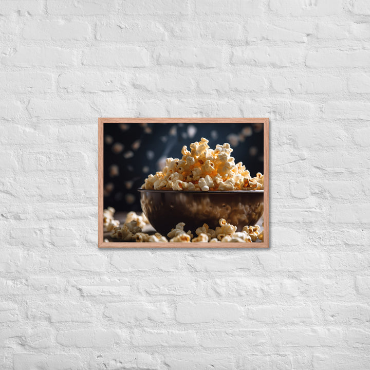 Kettle Corn Framed poster 🤤 from Yumify.AI