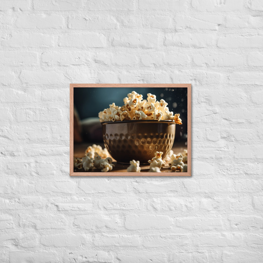 Kettle Corn Framed poster 🤤 from Yumify.AI