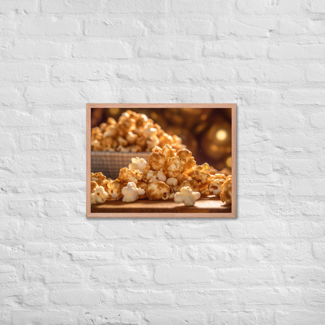 Cinnamon Sugar Popcorn Framed poster 🤤 from Yumify.AI