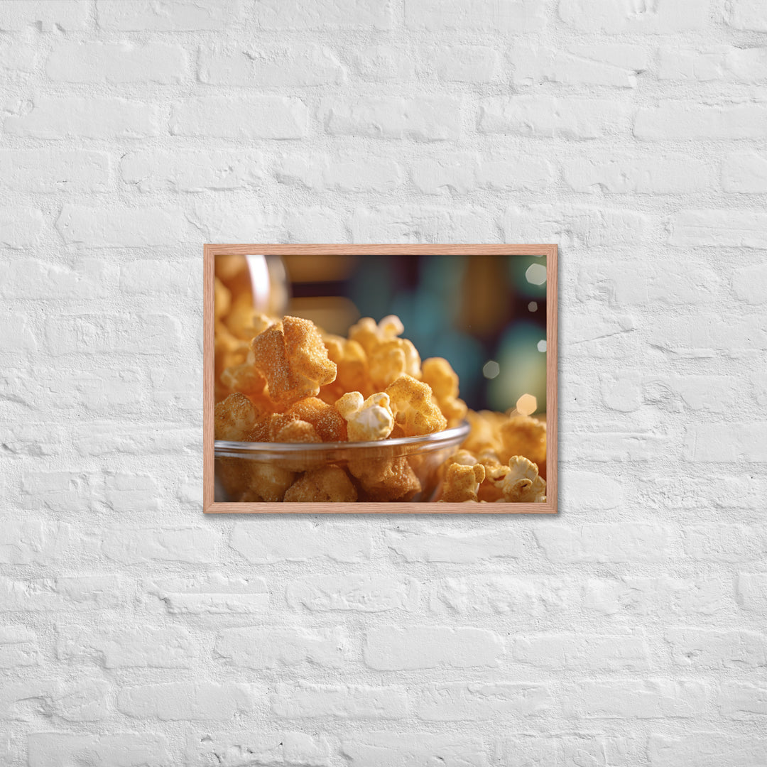 Cinnamon Sugar Popcorn Framed poster 🤤 from Yumify.AI