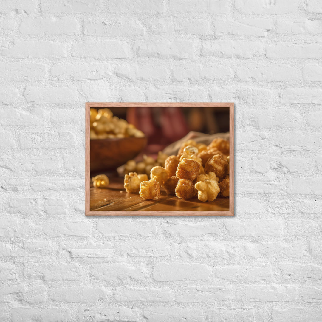 Cinnamon Sugar Popcorn Framed poster 🤤 from Yumify.AI