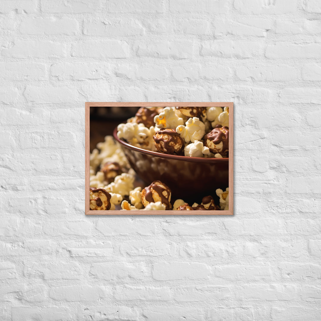 Chocolate Popcorn Framed poster 🤤 from Yumify.AI