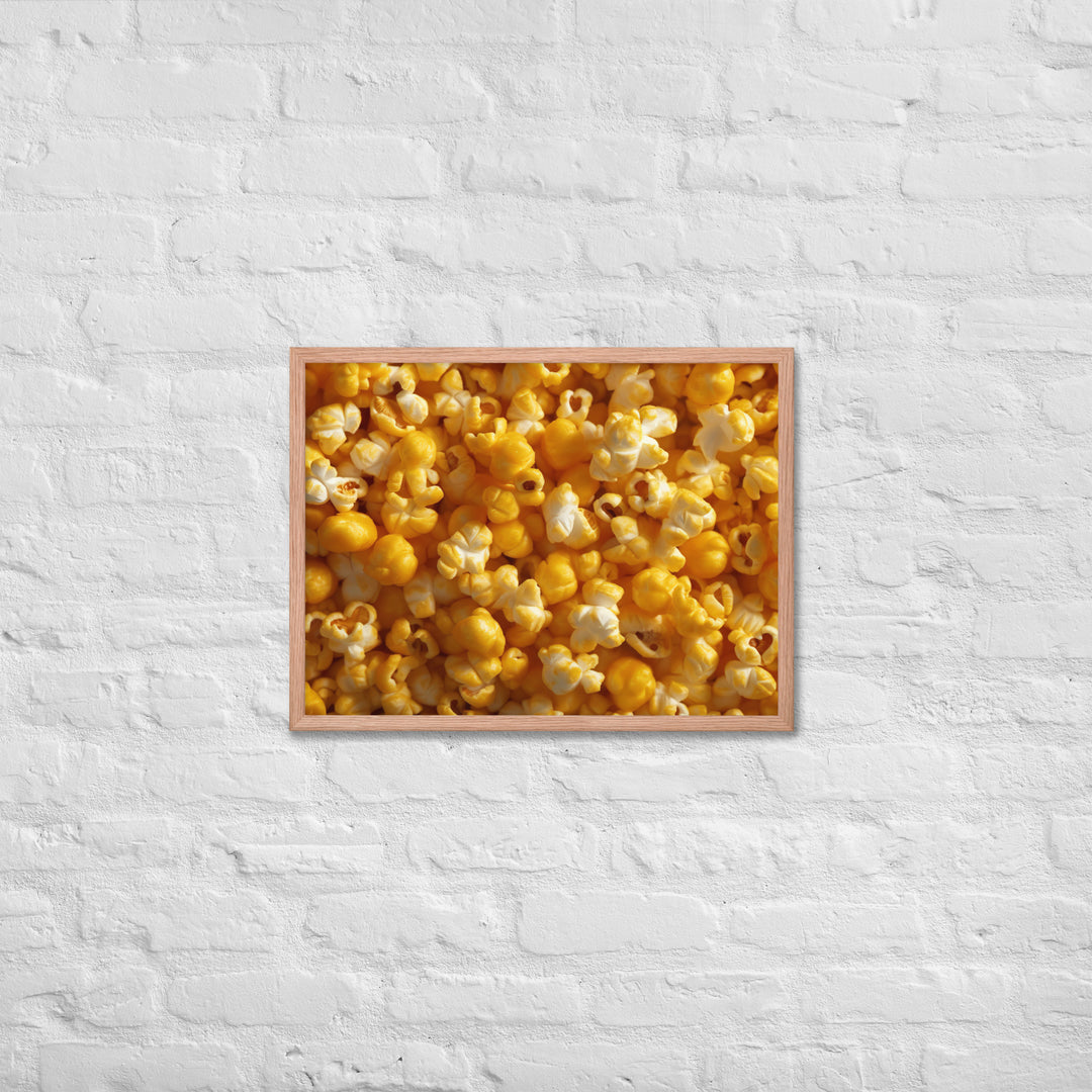 Cheese Popcorn Framed poster 🤤 from Yumify.AI