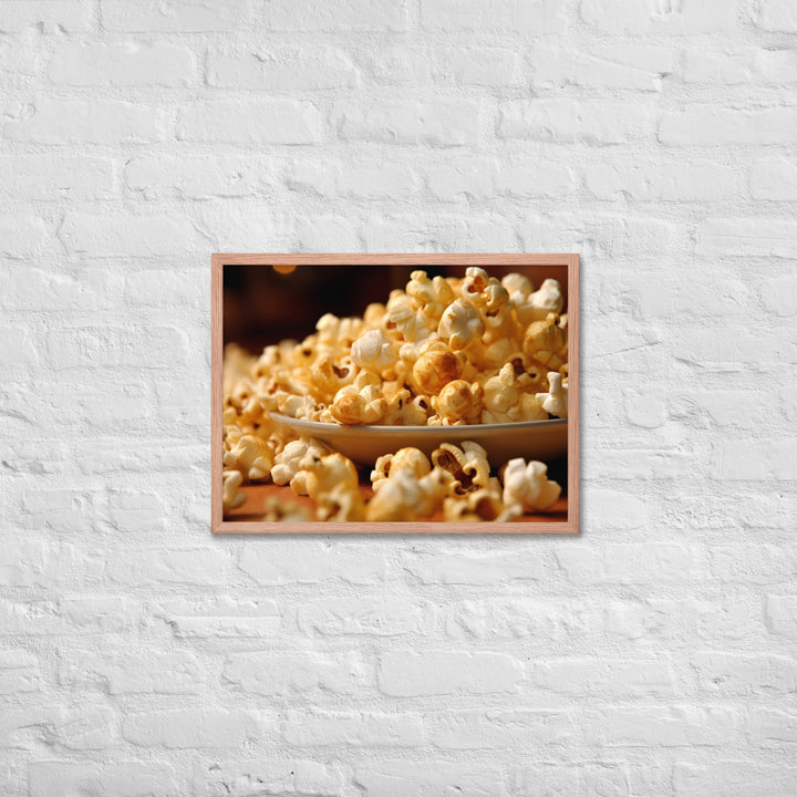 Buttered Popcorn Framed poster 🤤 from Yumify.AI