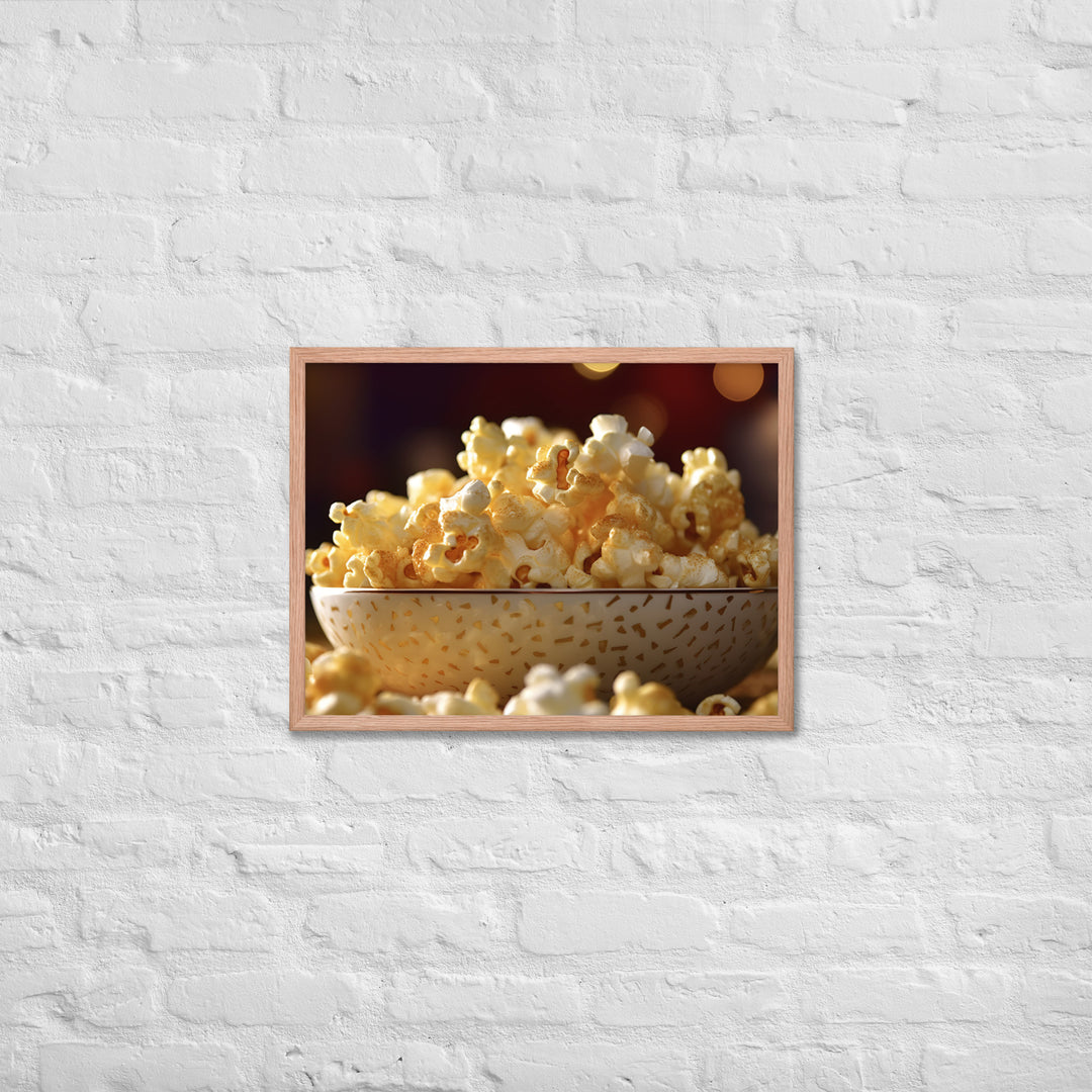 Buttered Popcorn Framed poster 🤤 from Yumify.AI