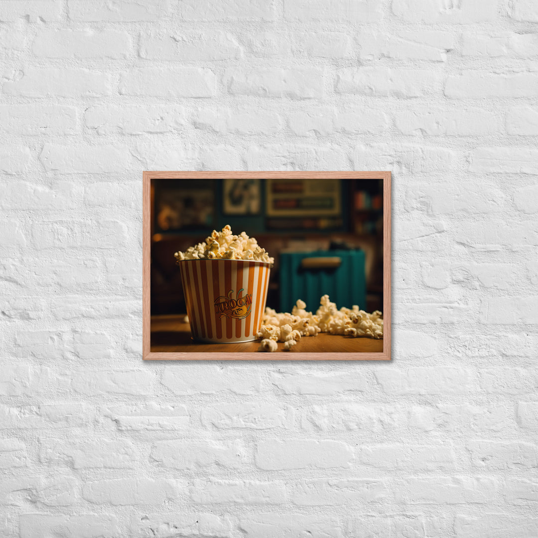 Popcorn and a Movie Framed poster 🤤 from Yumify.AI