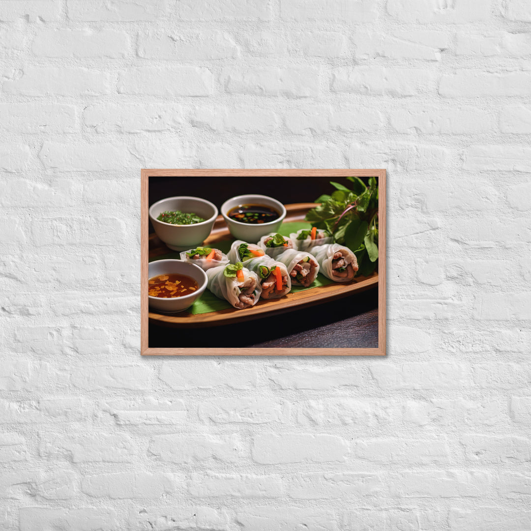 Banh Cuon Framed poster 🤤 from Yumify.AI