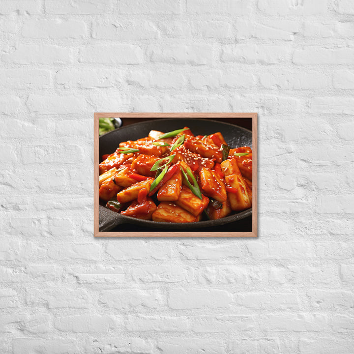 Tteokbokki Framed poster 🤤 from Yumify.AI