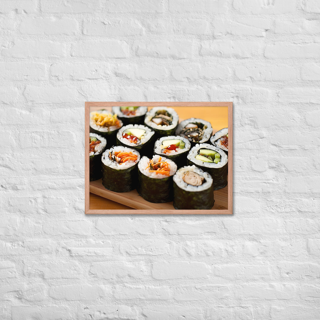 Kimbap Framed poster 🤤 from Yumify.AI