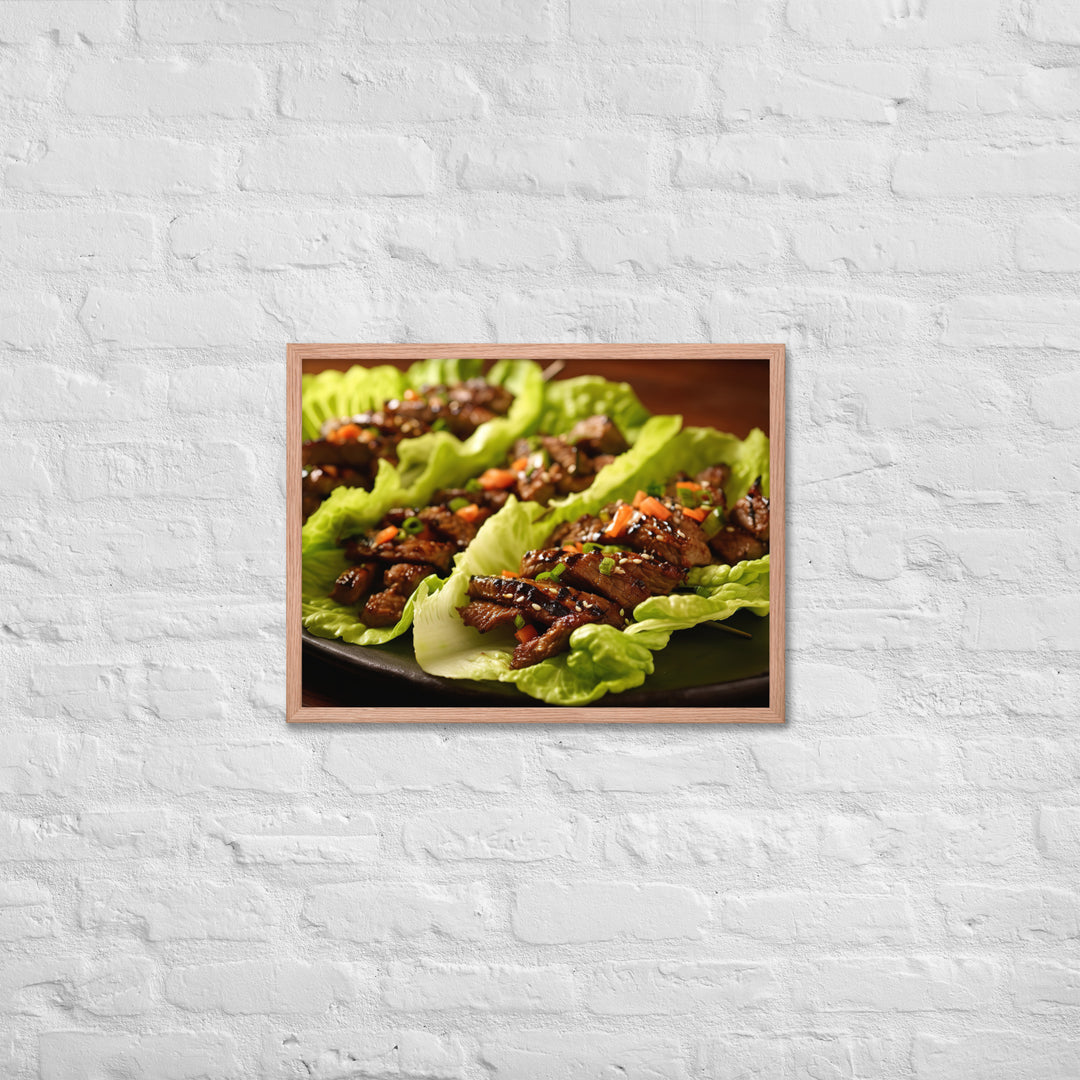 Bulgogi Framed poster 🤤 from Yumify.AI