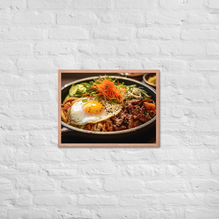 Bibimbap Framed poster 🤤 from Yumify.AI