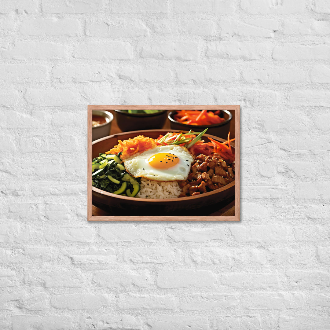 Bibimbap Framed poster 🤤 from Yumify.AI