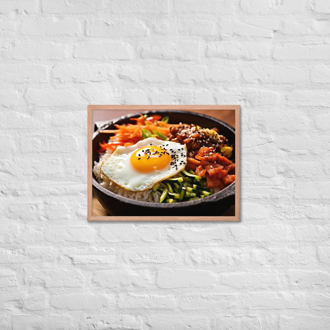 Bibimbap Framed poster 🤤 from Yumify.AI