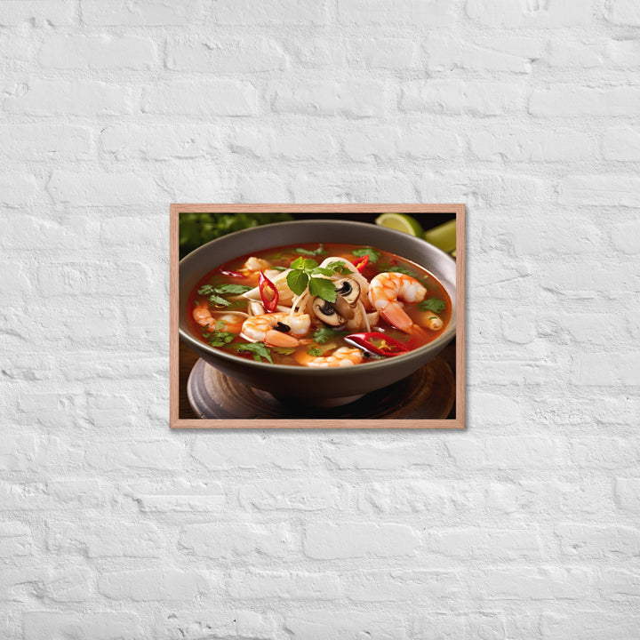 Tom Yum Soup Framed poster 🤤 from Yumify.AI