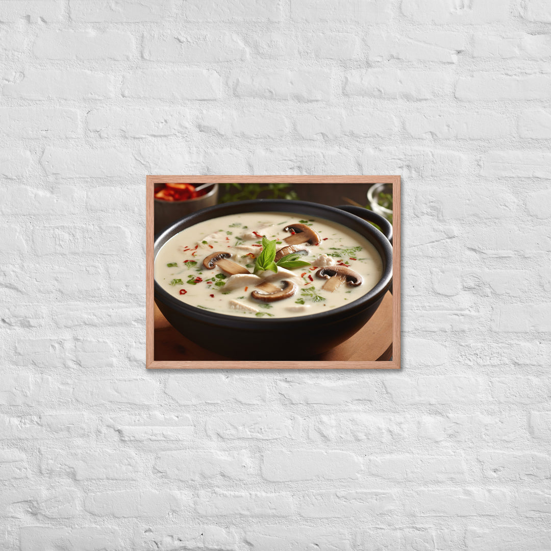 Tom Kha Gai Framed poster 🤤 from Yumify.AI