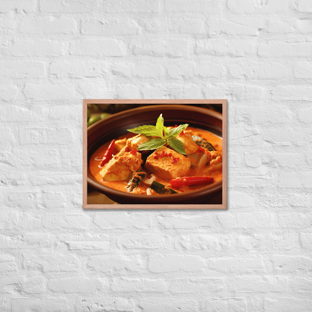 Red Curry Framed poster 🤤 from Yumify.AI