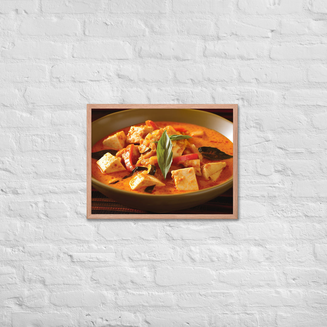 Red Curry Framed poster 🤤 from Yumify.AI