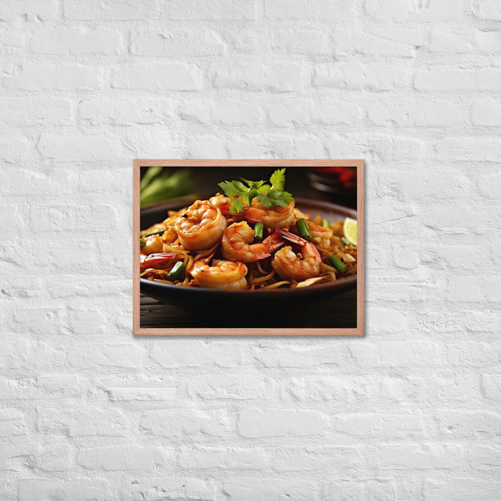 Pad Thai Framed poster 🤤 from Yumify.AI