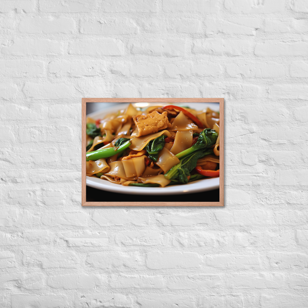 Pad See Ew Framed poster 🤤 from Yumify.AI