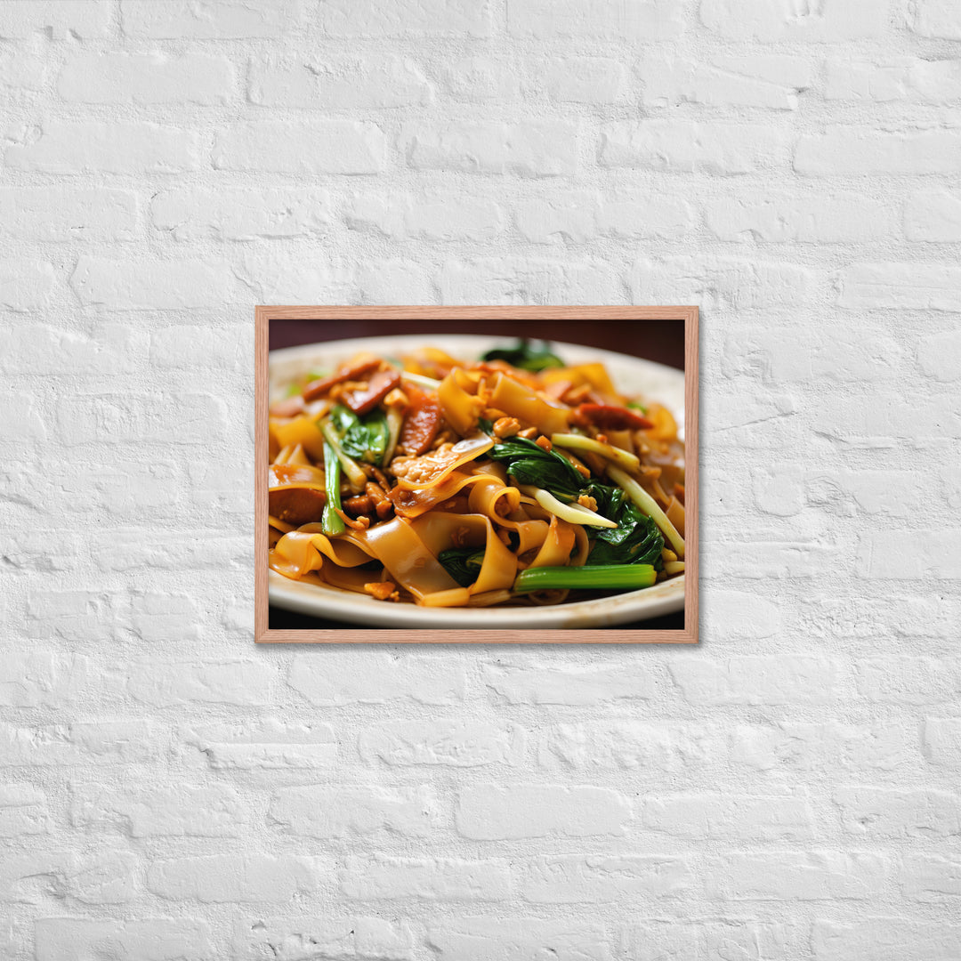 Pad See Ew Framed poster 🤤 from Yumify.AI