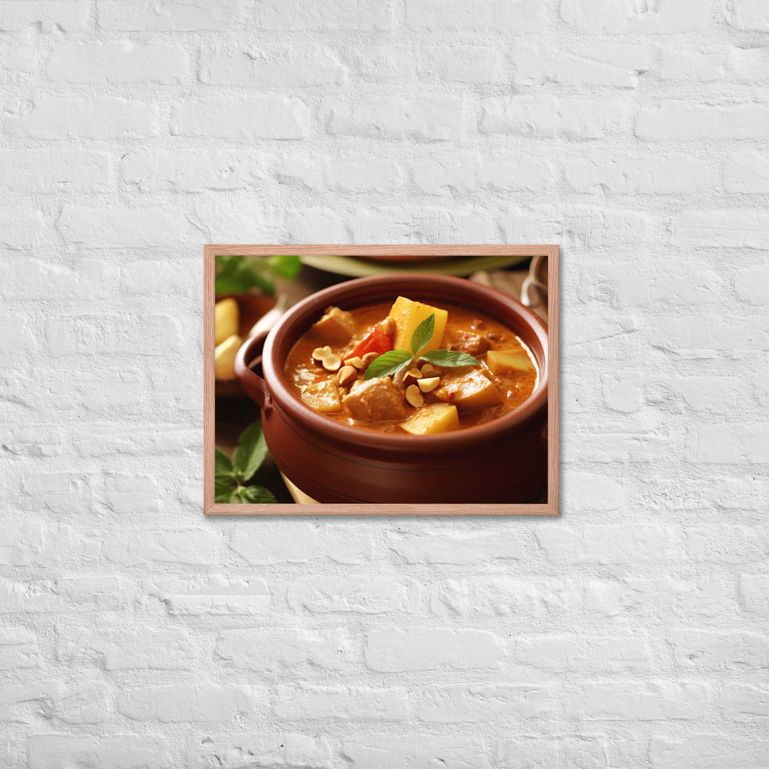 Massaman Curry Framed poster 🤤 from Yumify.AI