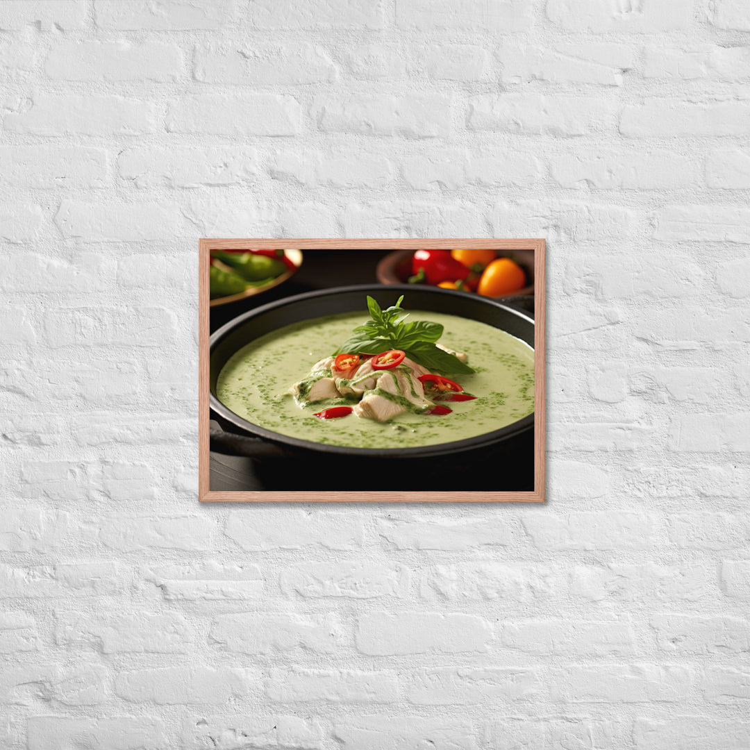 Green Curry Framed poster 🤤 from Yumify.AI