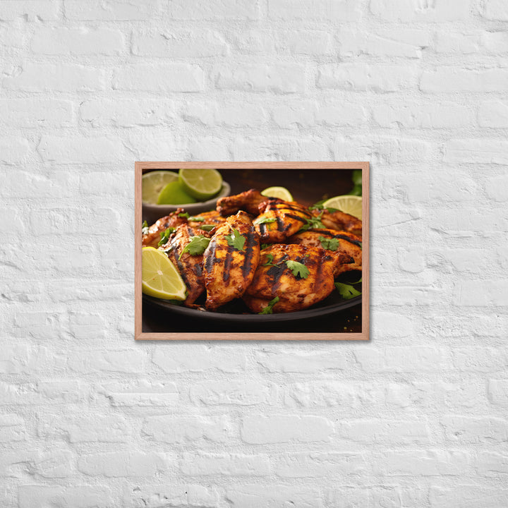 Tandoori Chicken Framed poster 🤤 from Yumify.AI