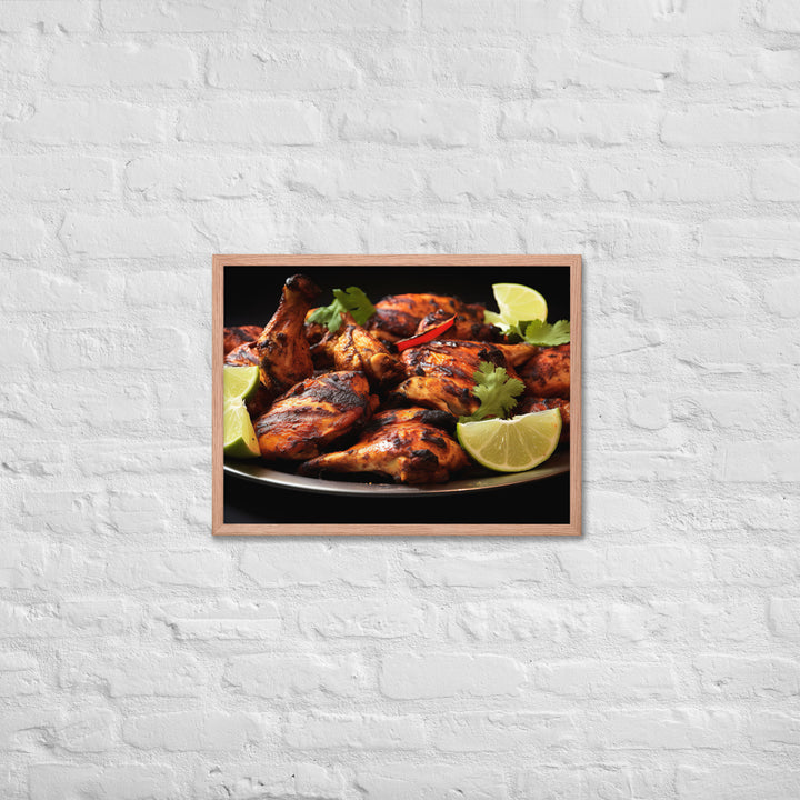 Tandoori Chicken Framed poster 🤤 from Yumify.AI