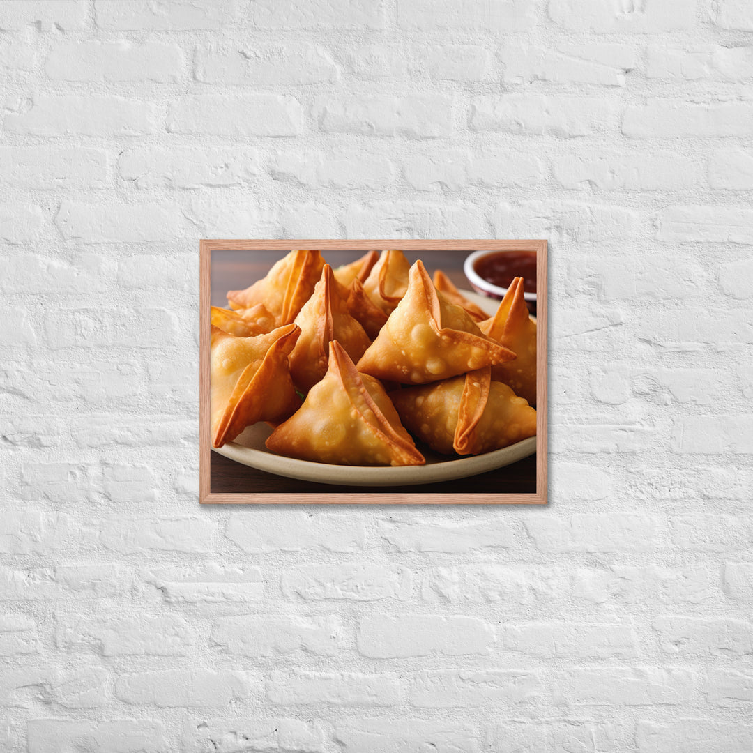 Samosas Framed poster 🤤 from Yumify.AI