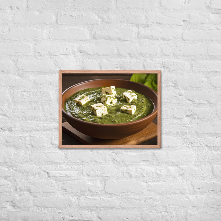 Palak Paneer Framed poster 🤤 from Yumify.AI