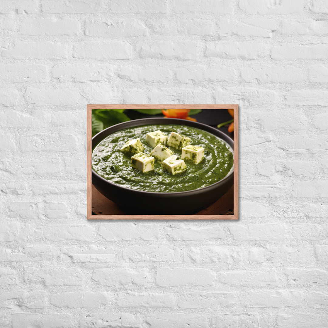 Palak Paneer Framed poster 🤤 from Yumify.AI