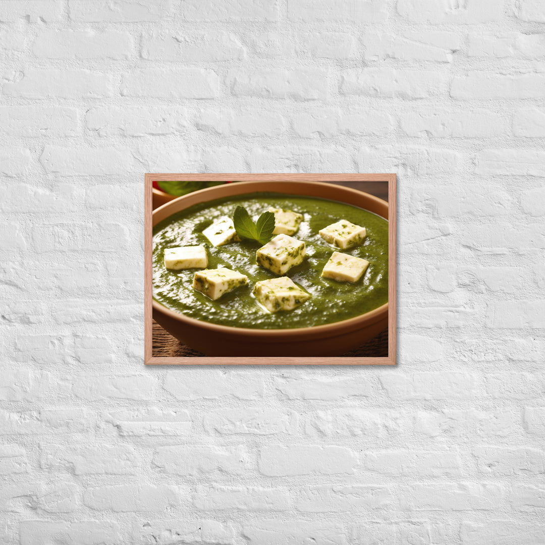 Palak Paneer Framed poster 🤤 from Yumify.AI