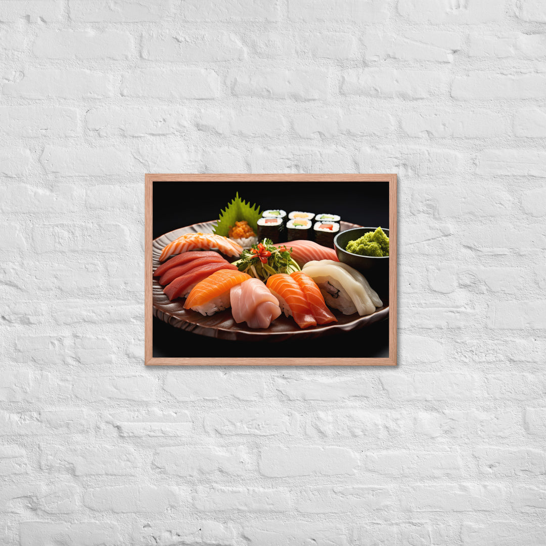 Sushi Framed poster 🤤 from Yumify.AI