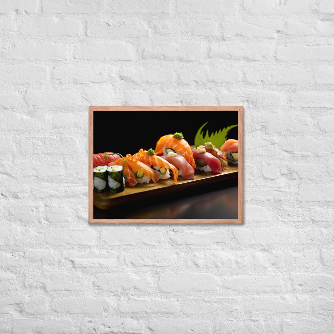 Sushi Framed poster 🤤 from Yumify.AI