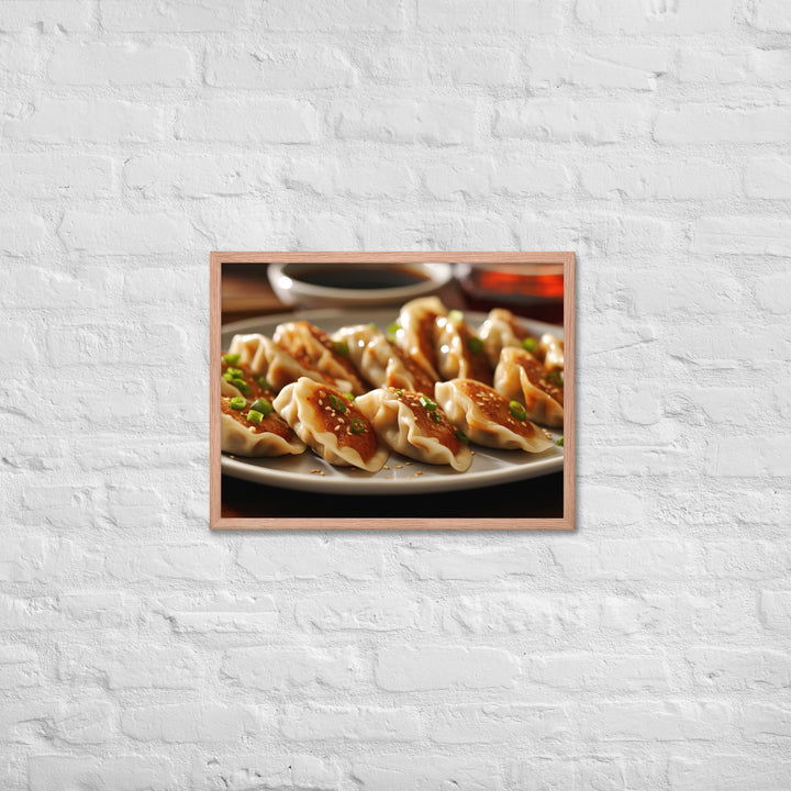 Gyoza Framed poster 🤤 from Yumify.AI