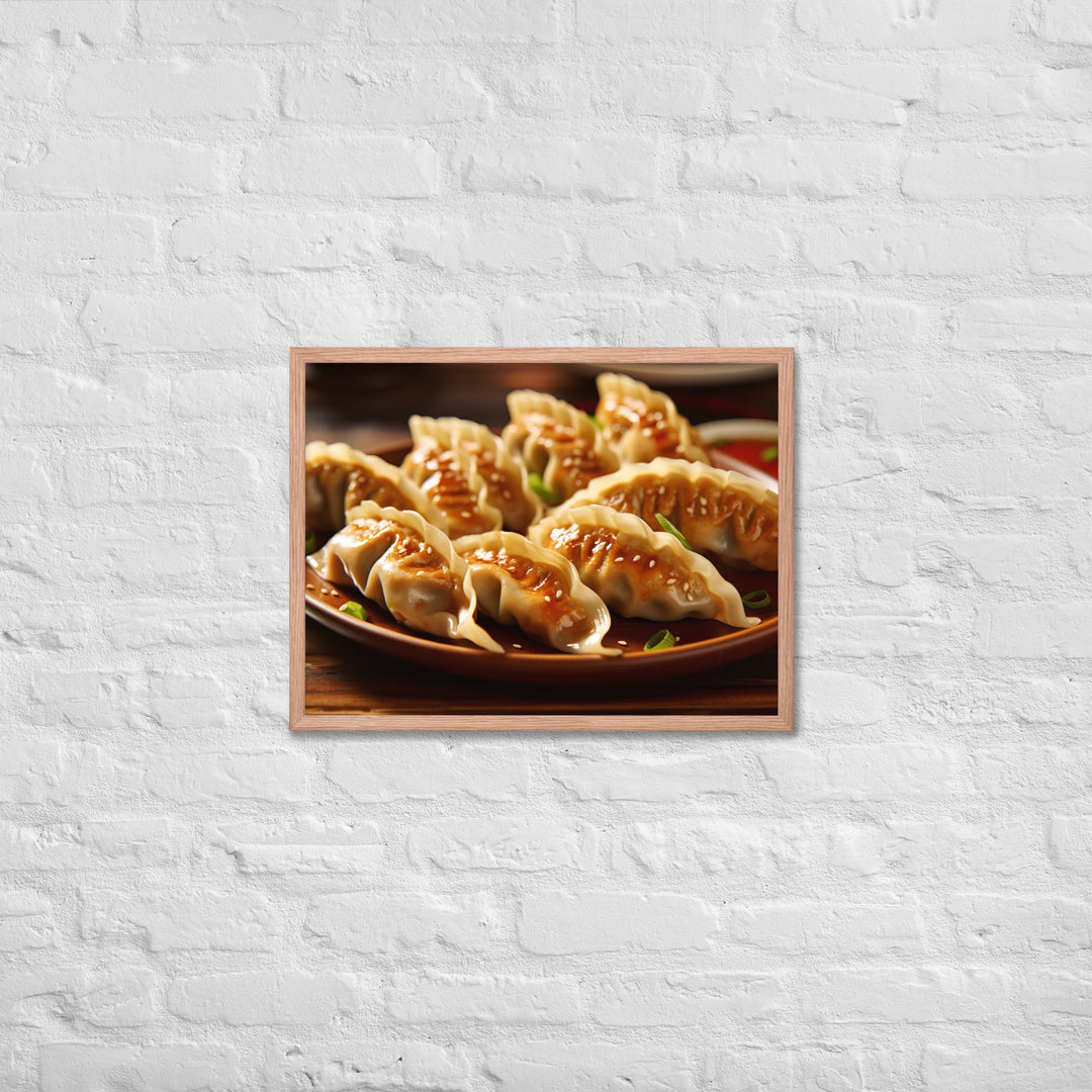 Gyoza Framed poster 🤤 from Yumify.AI