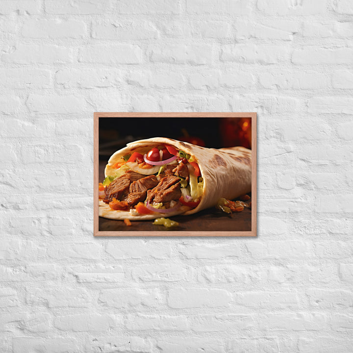 Mixed Shawarma Framed poster 🤤 from Yumify.AI