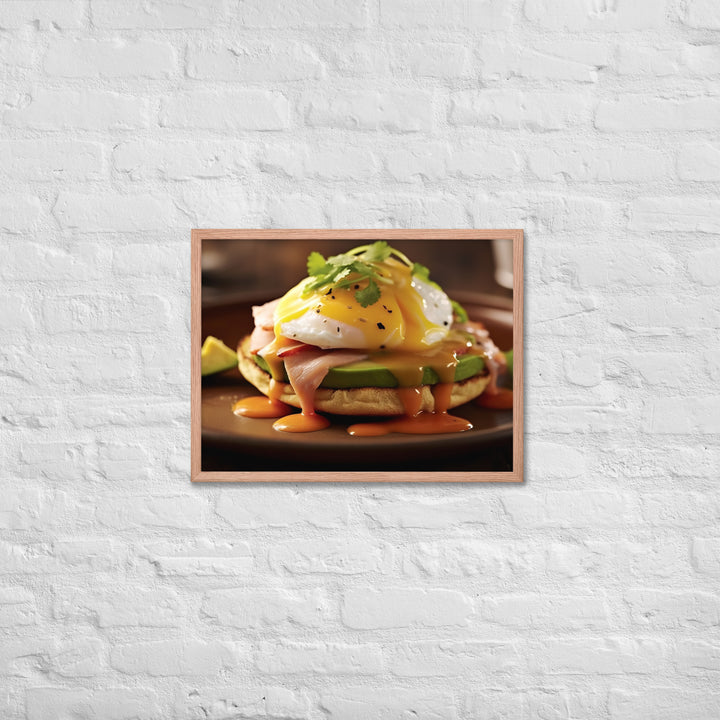 Southwest Eggs Benedict Framed poster 🤤 from Yumify.AI