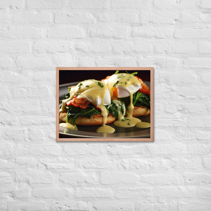 Florentine Eggs Benedict Framed poster 🤤 from Yumify.AI