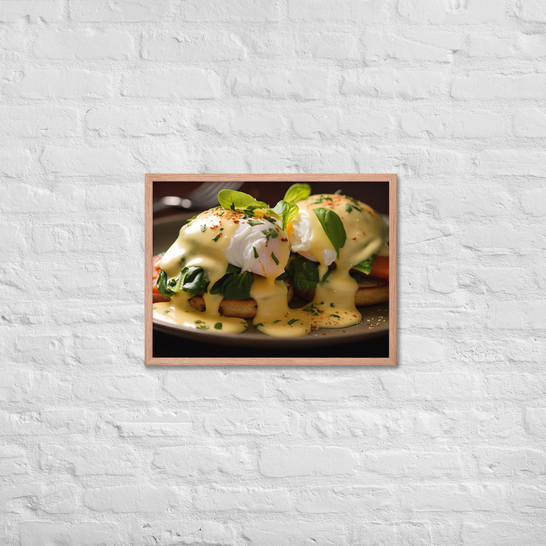 Florentine Eggs Benedict Framed poster 🤤 from Yumify.AI