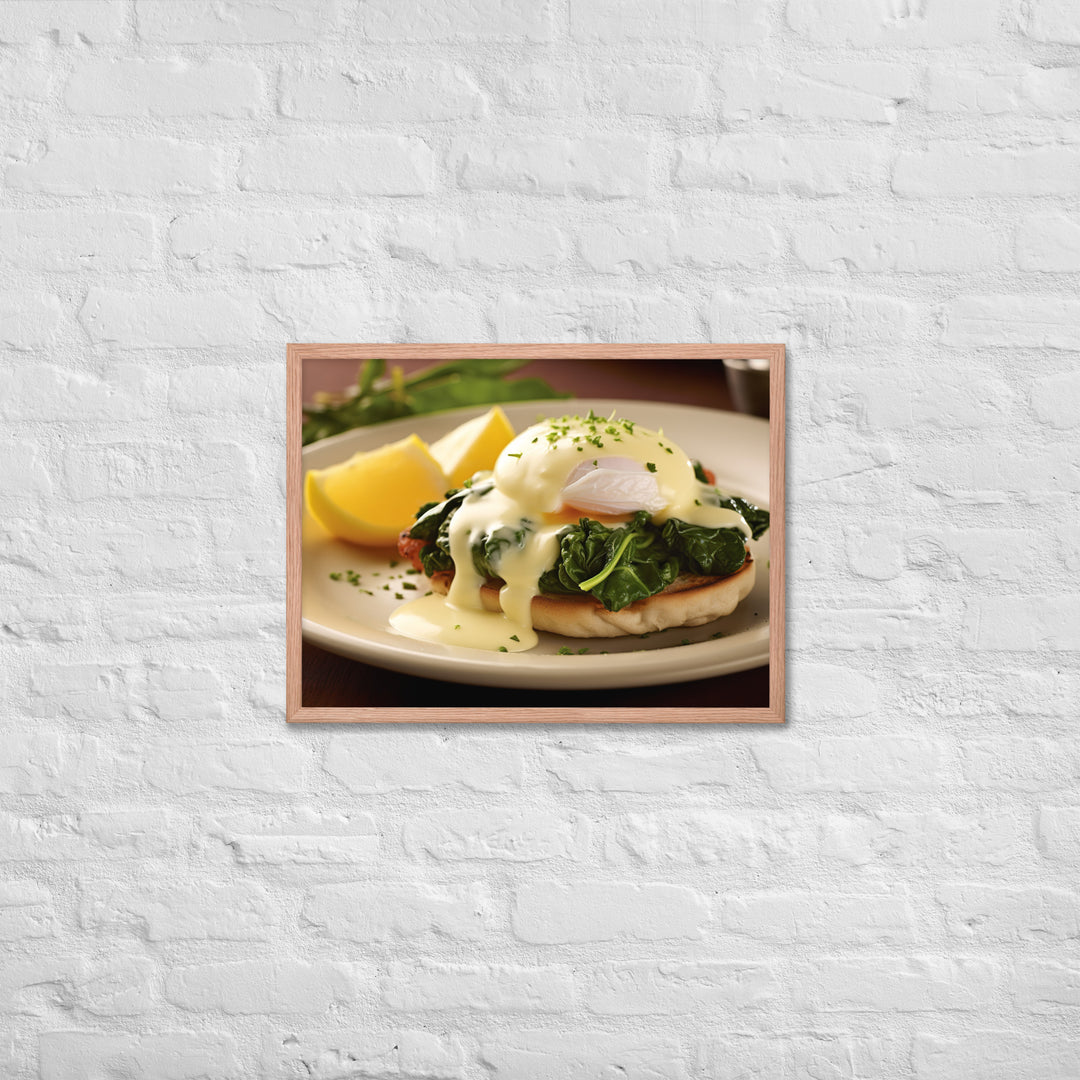 Florentine Eggs Benedict Framed poster 🤤 from Yumify.AI