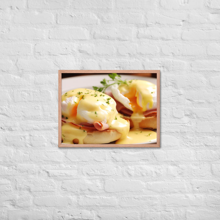 Classic Eggs Benedict Framed poster 🤤 from Yumify.AI