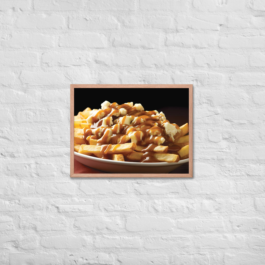 Poutine Framed poster 🤤 from Yumify.AI