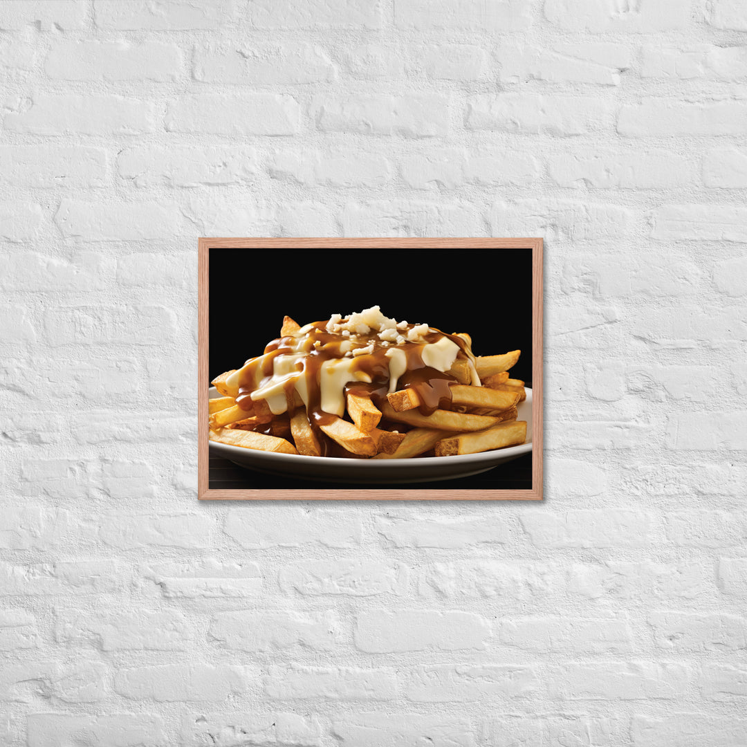 Poutine Framed poster 🤤 from Yumify.AI